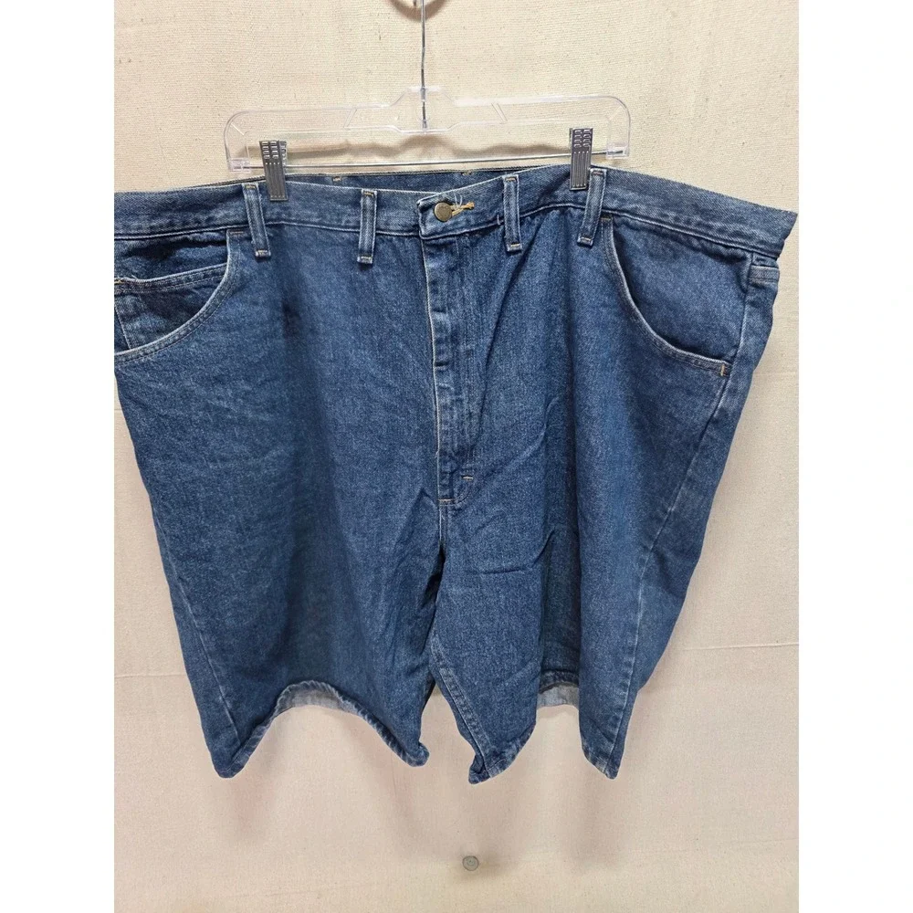 Wrangler Mens Relaxed Fit Denim Shorts Blue Cotton Size 48 606W1MS